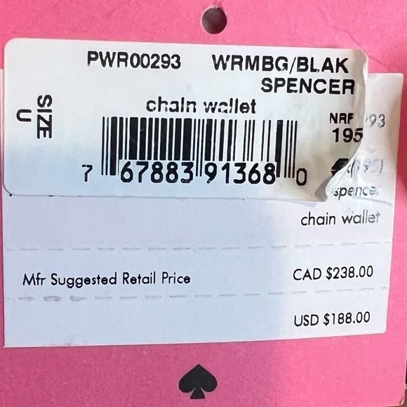 KATE SPADE NEW YORK SPENCER CHAIN LEATHER CROSSBODY NEW WITH TAGS - Picture 12 of 13